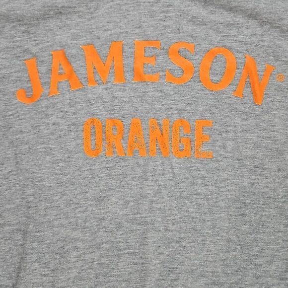 Jameson Whiskey Jameson Orange Printed Tee Size Medium - Picture 2 of 5